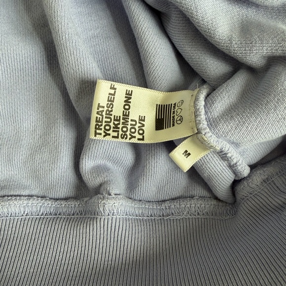 Madhappy Lavender Cropped Crewneck Sweater - Picture 2 of 5